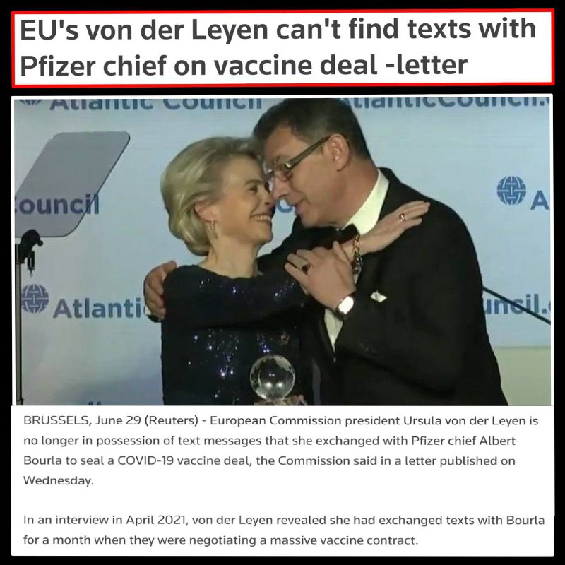Von der Leyen Pfizer Scandal Von der Leyen Pfizer Scandal