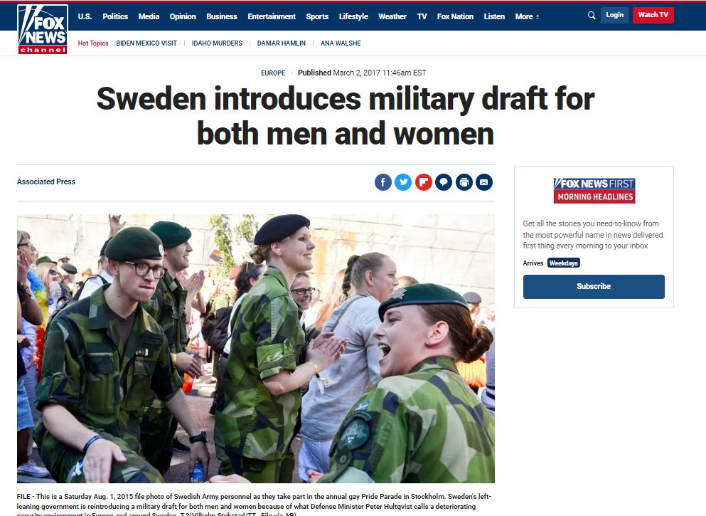 2017_Sweden_introduces_military_draft_for_both_men_and_women