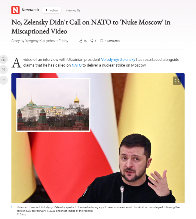 2023_02_07_Zelensky_claims he did not Call_on_NATO_to_Nuke_Moscow