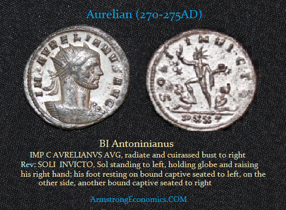 Aurelian AE Antontinianus Sol Invictus