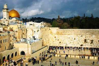 Temple Mount Jerusalem Wailing Wall R