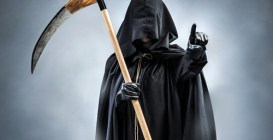 Grim,Reaper,Points,At,You.,Photo,Of,Personification,Of,Death