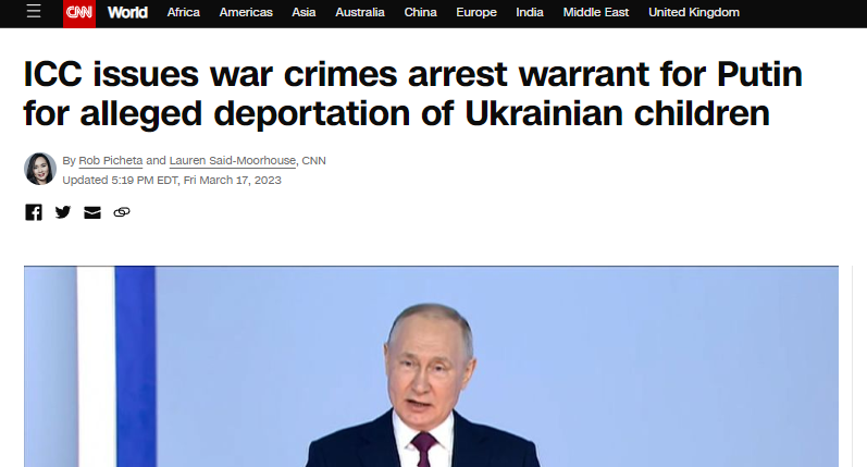 ICC Indict Putin