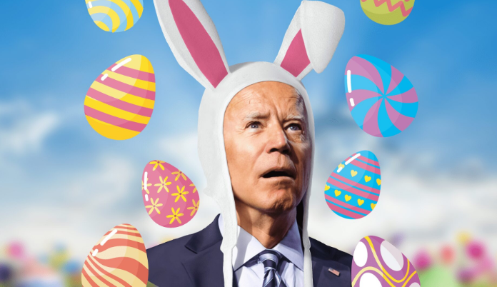 Biden as Easter Bunny