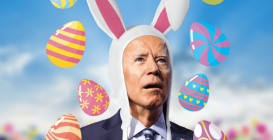 Biden as Easter Bunny