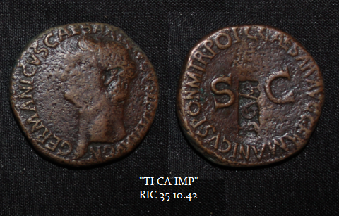 Germanicus AE AS TI CA IMP Counterstamp