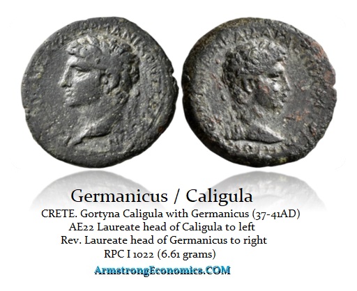 Germanicus AE CRETE RPC 1022