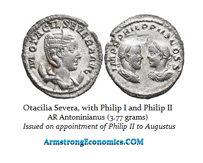 Otacilia Severa - Wife | Armstrong Economics