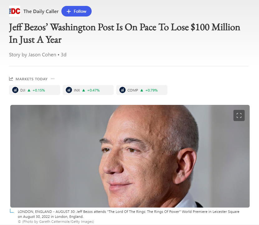 2023 July Jeff_Bezos_Washington_Post_Lose_100_Million