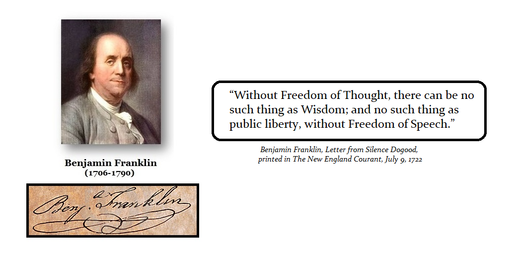 Franklin on Free Speech
