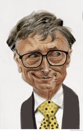 Gates Bill cartoon
