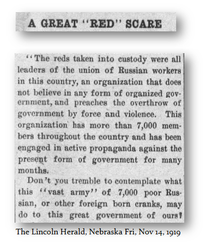 Great Red Scare 1919