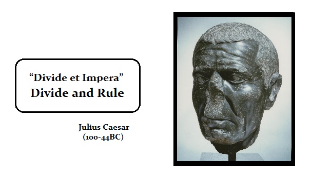 Julius Caesar divide and conquer