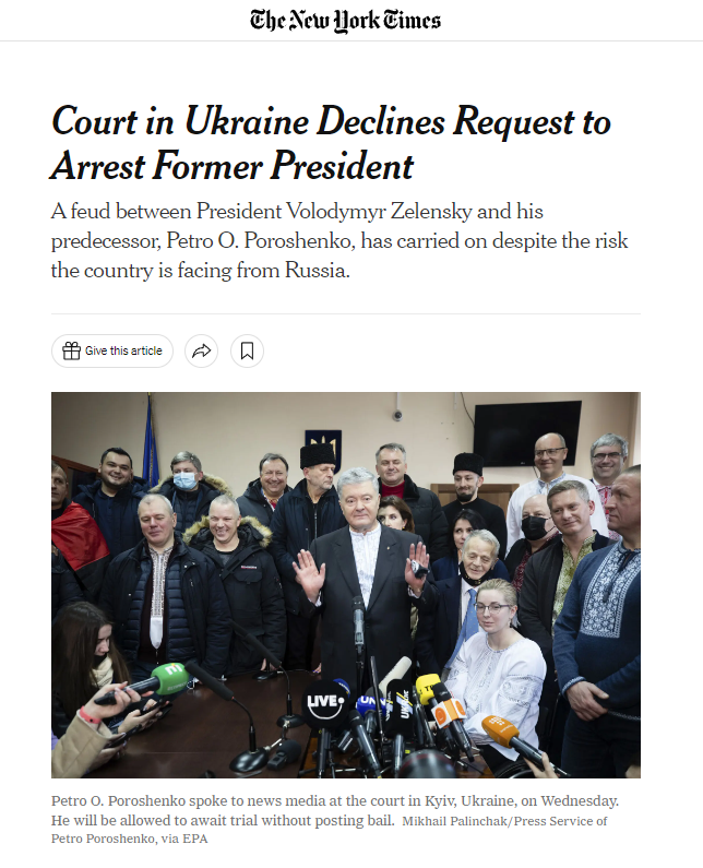 Ukraine_Declines_Request_to_Arrest_Former_President by Zelensky