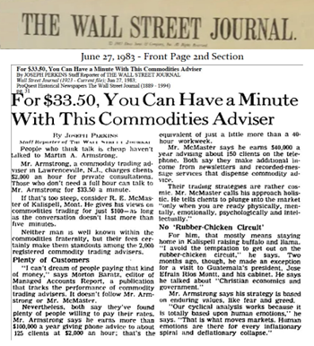 WSJ 1983 MAA 1 WSJ 1983 MAA 1
