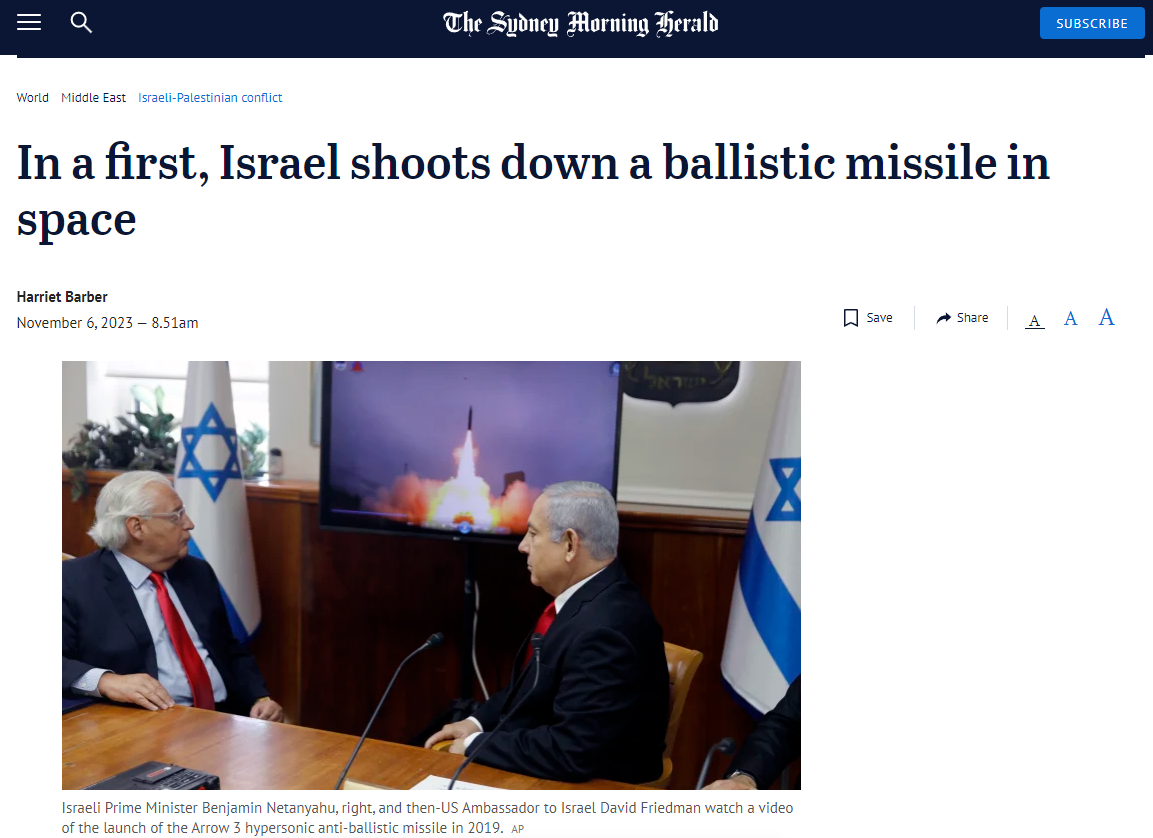 2023_11_05_19_45_35_In_a_first_Israel_shoots_down_a_ballistic_missile_in_space