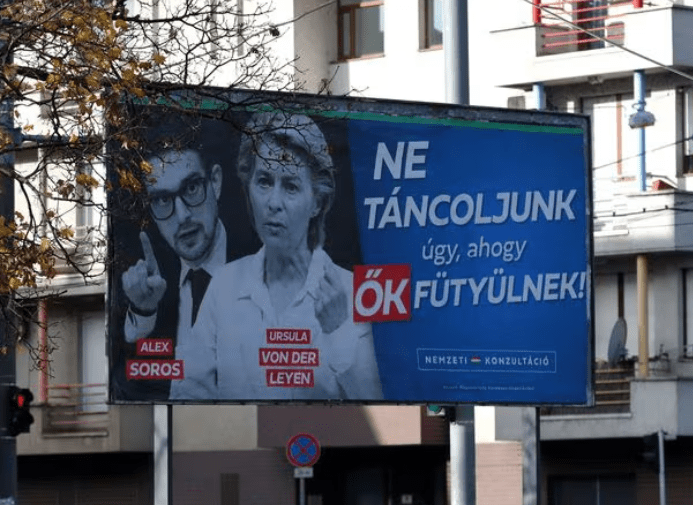 HungaryBillboard.EU.Soros.VonLeyden