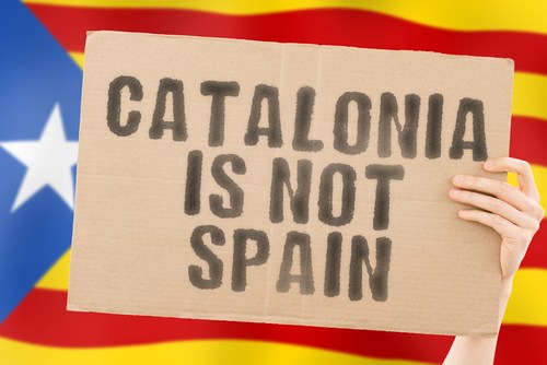 The,Phrase,”,Catalonia,Is,Not,Spain,”,On,A