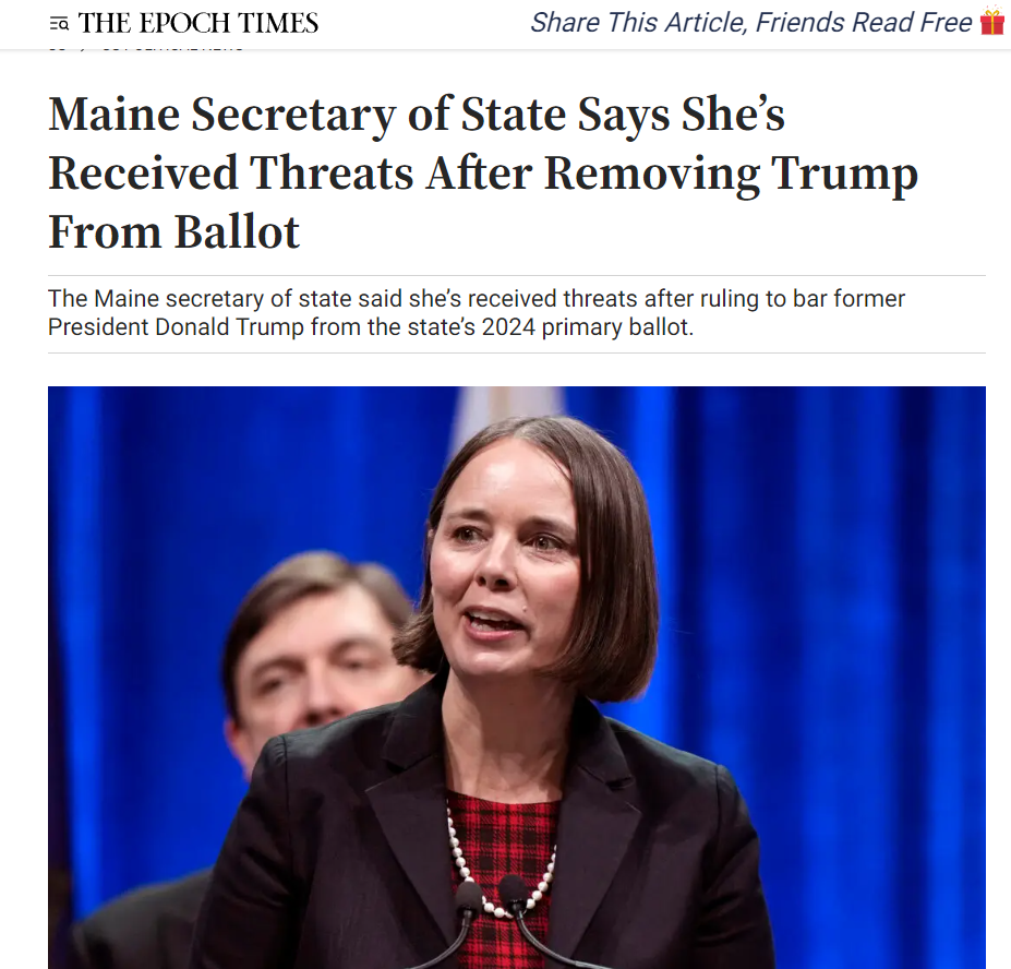 Maine Secretary