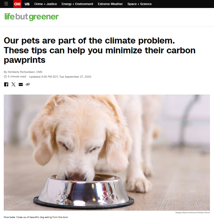 Pets cause Climate Change