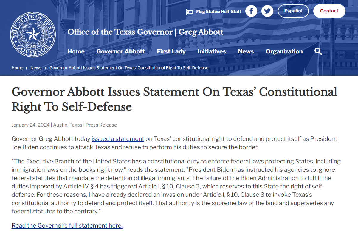 2024_01_24_20_18_33_Governor_Abbott_Issues_Statement_On_Texas_Constitutional_Right_To_Self_Defense_