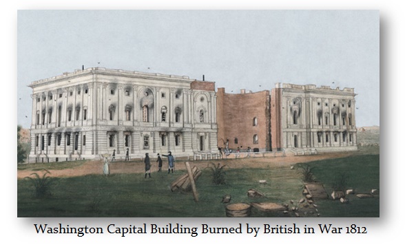 US Capitol Burned War of 1812