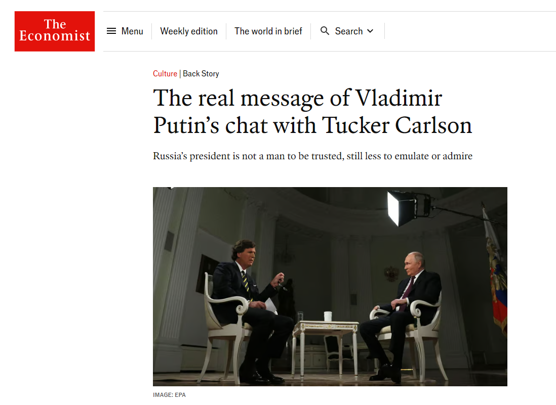 Economist The_real_message_of_Vladimir_Putin_s_chat_with_Tucker_Carlson