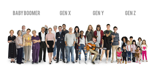 Diversity,Generations,People,Set,Together,Studio,Isolated
