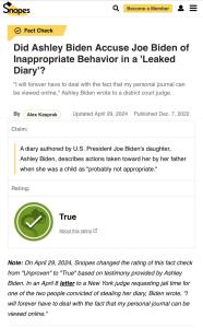 Snopes.AshleyBidenDiary