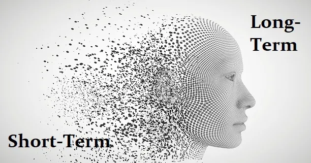 Human,Head,Dispersing,And,Disintegrating,Into,Particles.,3d,Vector,Illustration