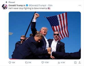 07_13_2014 Donald_Trump_Jr._DonaldJTrumpJr_X on assassination