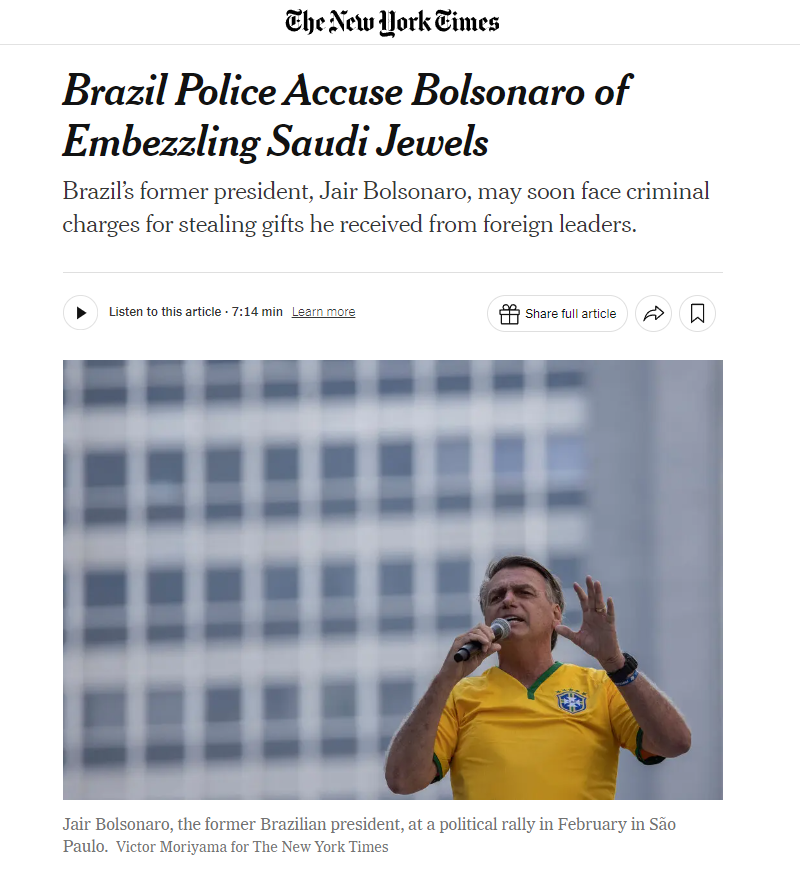 7 2024_Brazil_Police_Accuse_Bolsonaro_of_Embezzling_Saudi_Jewels_The_New_York_Times