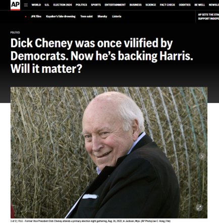 1 Dick Cheney 1 Dick Cheney