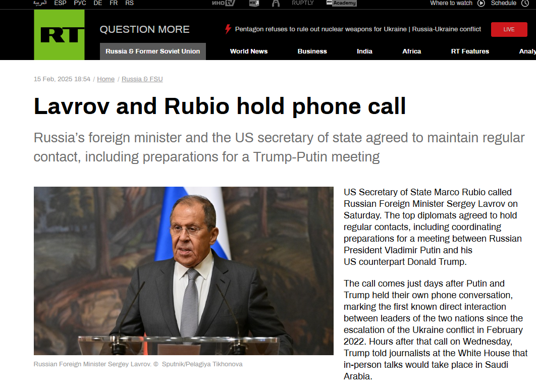 2025_02_15_15_38_11_Lavrov_and_Rubio_hold_phone_call_RT_Russia_Former_Soviet_Union
