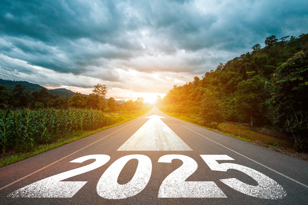 New,Year,2025,Or,Straight,Forward,Concept.,Text,2025,Written