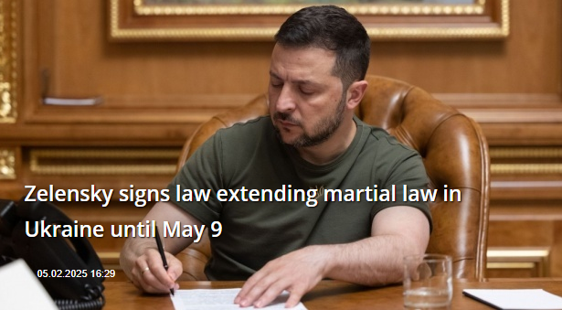 2025_04_15_18_23_56_Zelensky_signs_law_extending_martial_law_in_Ukraine_until_May_9