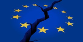 Cracked,European,Union,,Europe,Flag,With,Crack,,Uk,Brexit,Background,