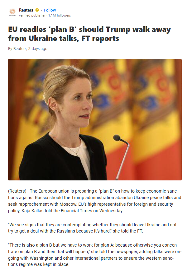 2025_05_03_11_49_53_Kaja Kallas EU_readies_plan_B_should_Trump_walk_away_from_Ukraine_talks_FT_reports_News