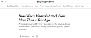 HamasNYTIsraelKnew