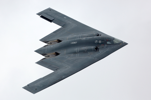 Fairford,,United,Kingdom,-,July,16,,2017:,Northrop,B-2a,Spirit