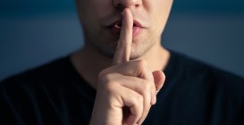 Secret,And,Silence.,Quiet,Silent,Shh,Gesture,With,Finger,On