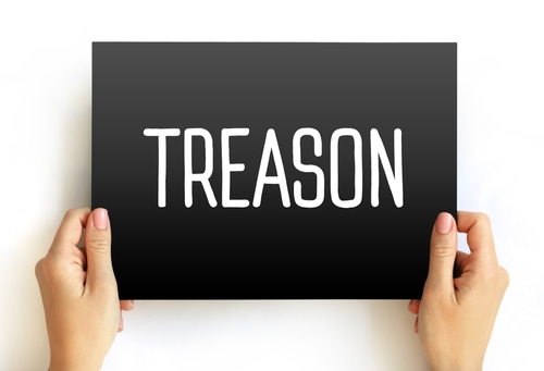 Treason,Is,The,Crime,Of,Attacking,A,State,Authority,To