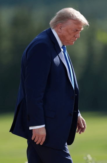 Trump sad