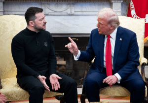 Zelensky Trump scolding him