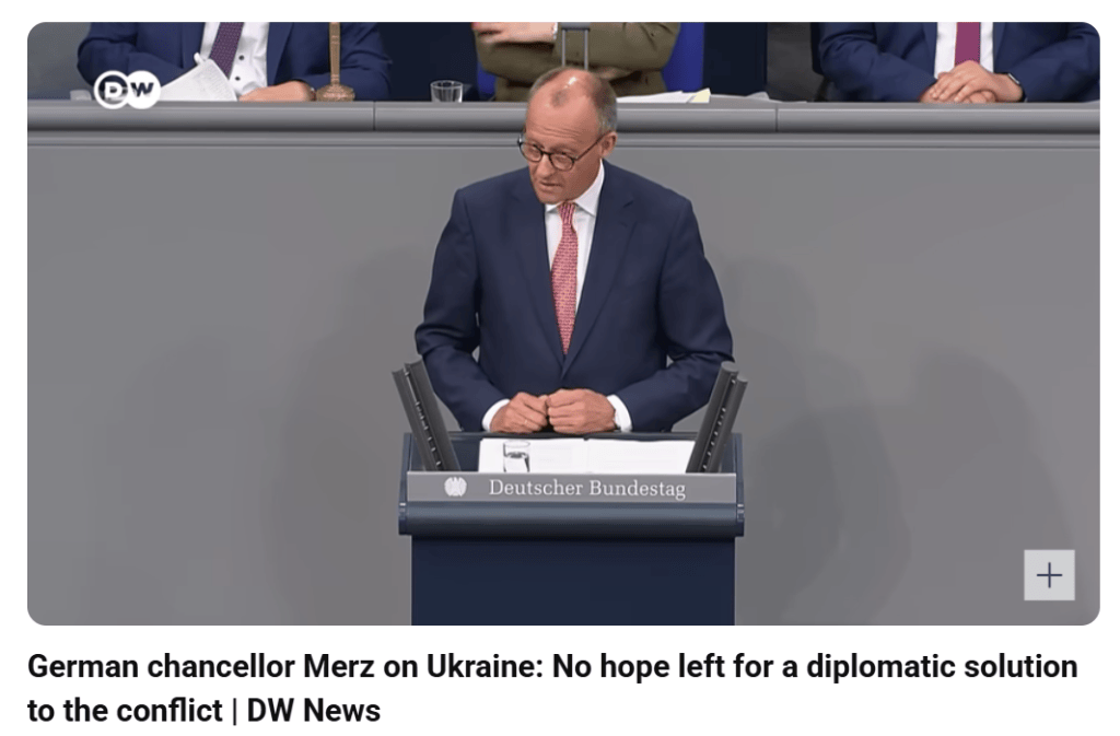 Diplomacy Merz_on_Ukraine_No_hope_left_for_a_diplomatic_solution_t Diplomacy Merz_on_Ukraine_No_hope_left_for_a_diplomatic_solution_t