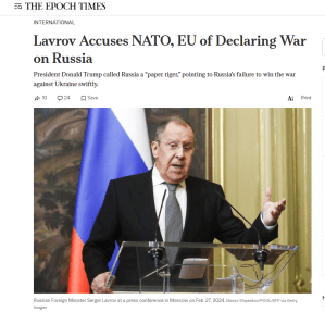 2025_09_26_18_52_54_Lavrov_Accuses_NATO_EU_of_Declaring_War_on_Russia_The_Epoch_Times 2025_09_26_18_52_54_Lavrov_Accuses_NATO_EU_of_Declaring_War_on_Russia_The_Epoch_Times