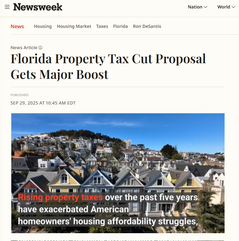 Florida Property Tax 9 25 25