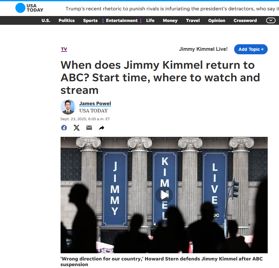 Kimmel_back_on_ABC 9 23 25