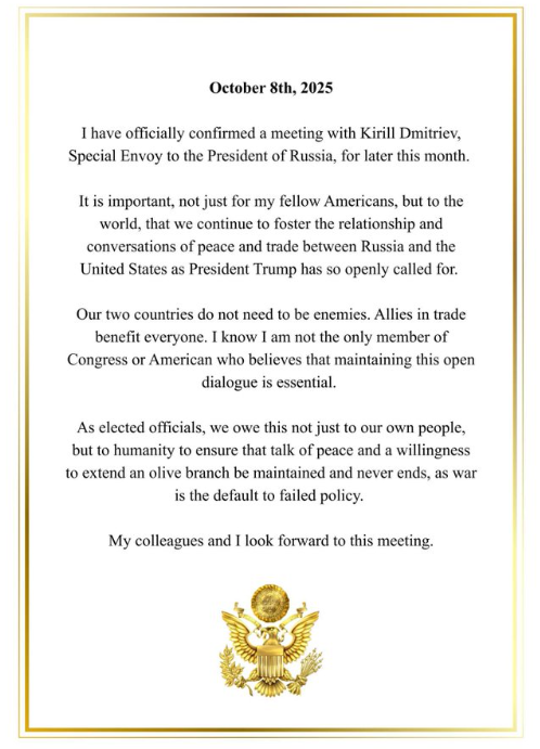 2025_10_11_01_57_19_Rep._Anna_Paulina_Luna_on_X_I_have_officially_confirmed_a_meeting_with_Kirill_