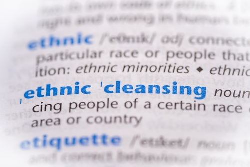Ethnic,Cleansing,Word,In,A,Dictionary.,Selective,Focus,,Close,Up.